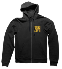 BLACK "LOGO / TRACKLIST" HOODED SWEATSHIRT