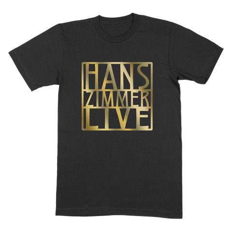 BLACK "FOIL LOGO" T-SHIRT