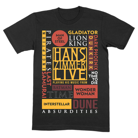 BLACK HZ T-SHIRT | Hans Zimmer Live
