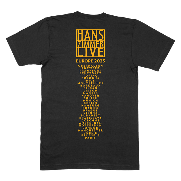 2023 ADMAT BLACK TOUR T-SHIRT | Hans Zimmer Live